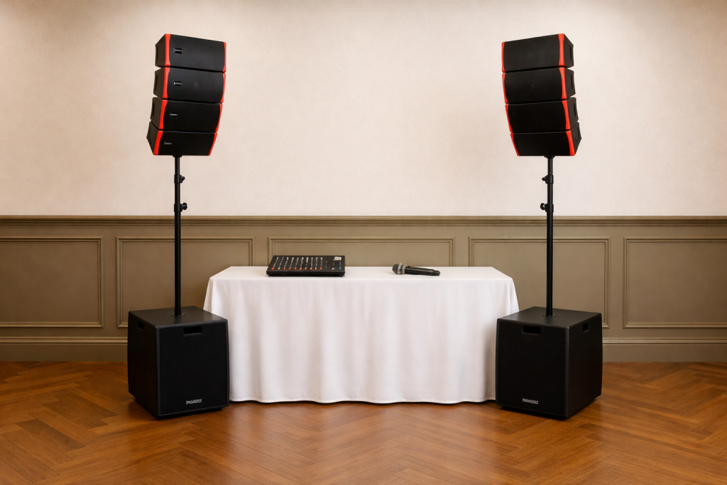 Nate Daniels provides professional sound system rentals in Taunton, MA
