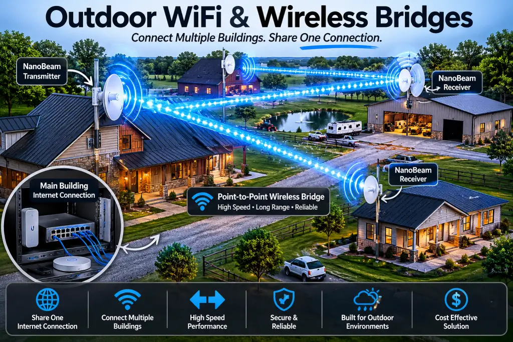 Outdoor Wifi and Wireless Bridges
